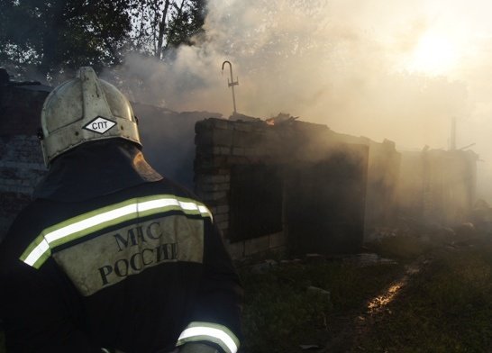 Пожар в Аннинском районе