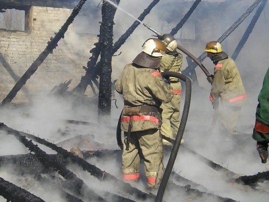 Пожар в Аннинском районе