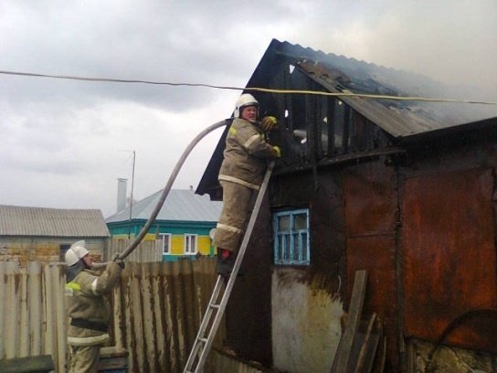 Пожар в Аннинском районе
